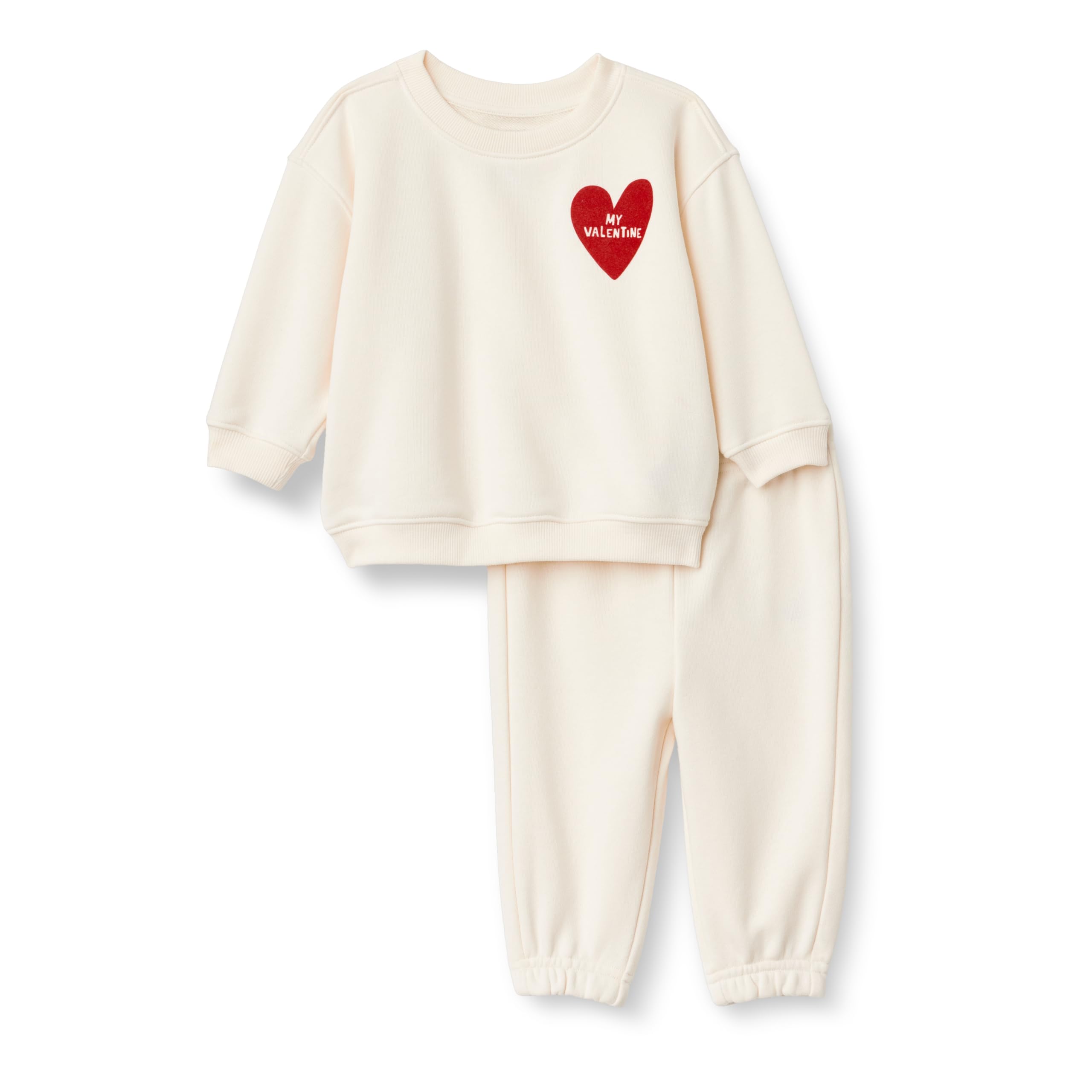Amazon Essentials x Sofia Grainge Unisex Toddlers and Babies' Sweatshirt & Sweatpant Set
