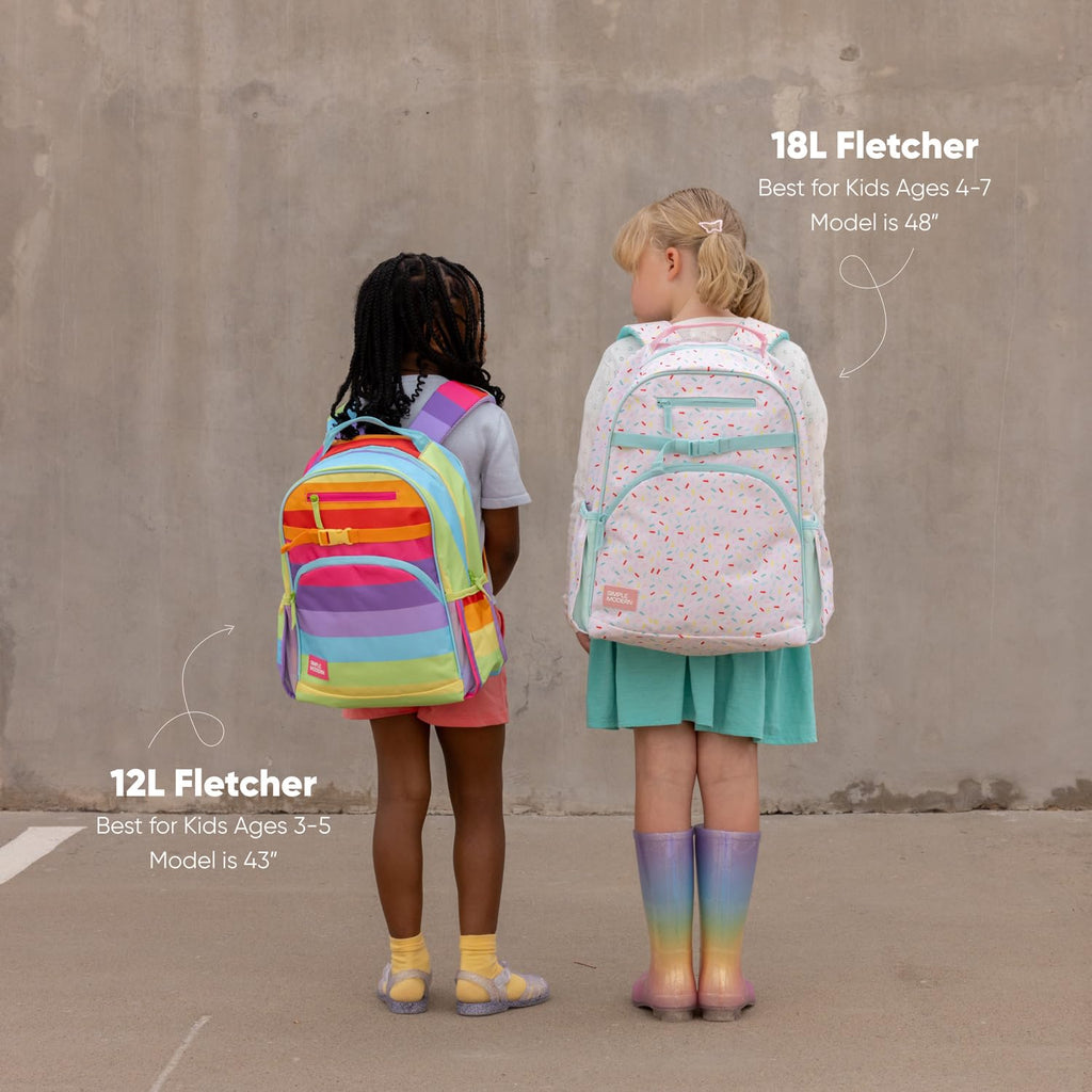 Simple Modern Medium Disney Toddler Backpack for School Girls and Boys | Kindergarten Elementary Kids Backpack | Fletcher Collection | Kids - 15" tall | Minnie Mouse Fun