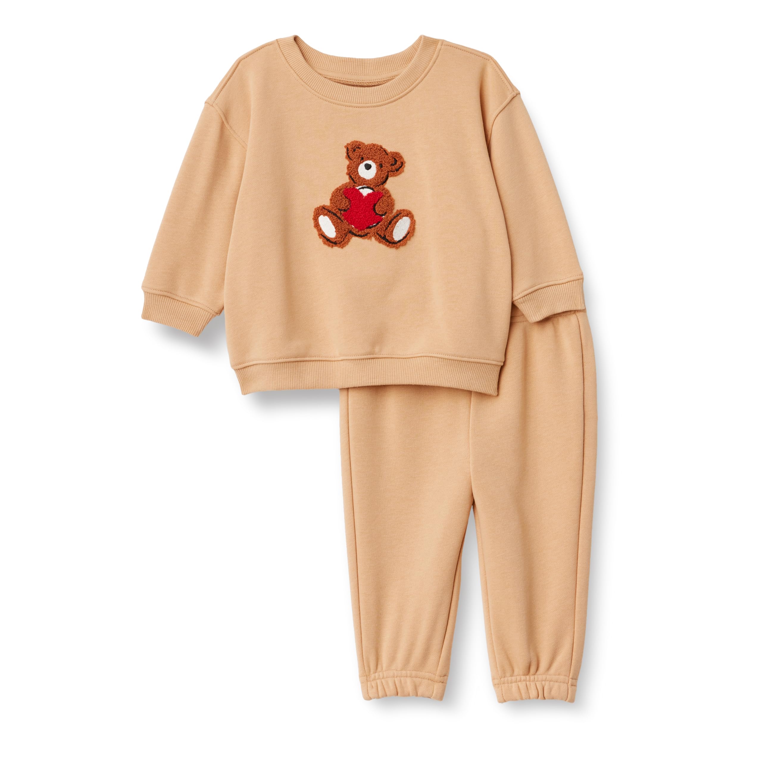 Amazon Essentials x Sofia Grainge Unisex Toddlers and Babies' Sweatshirt & Sweatpant Set
