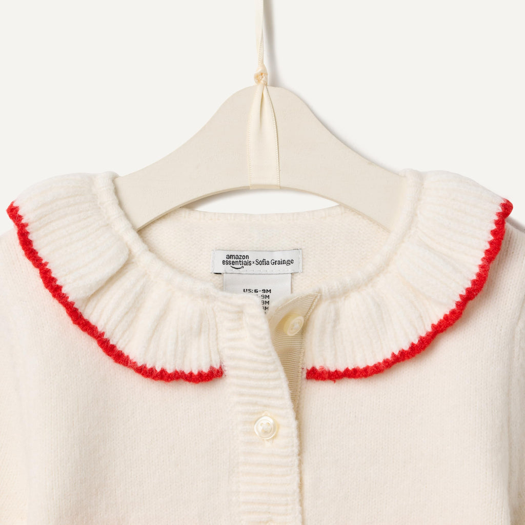 Amazon Essentials x Sofia Grainge Babies, Toddlers and Girls' Cardigan Sweater
