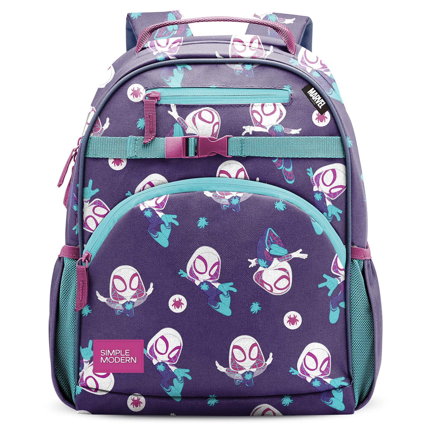 Simple Modern Medium Disney Toddler Backpack for School Girls and Boys | Kindergarten Elementary Kids Backpack | Fletcher Collection | Kids - 15" tall | Minnie Mouse Fun