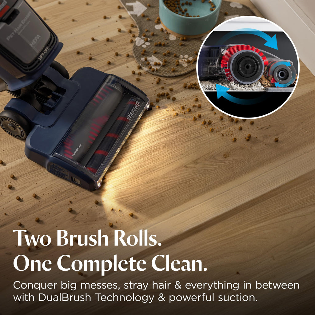 Bissell Pet Hair Eraser Allergen Lift-Off with Powerful Suction, HEPA, Tangle-Free Brush Roll, 39883