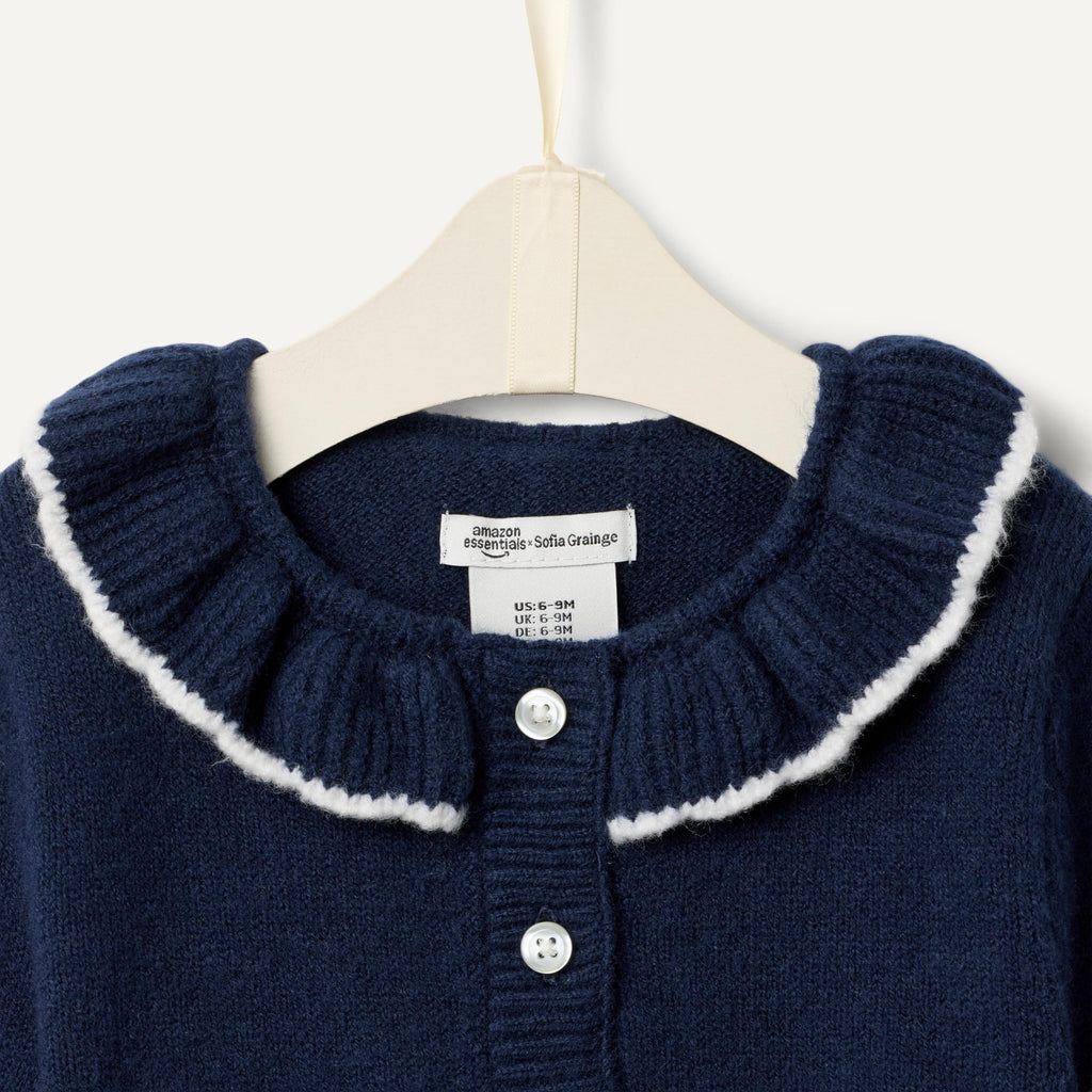 Amazon Essentials x Sofia Grainge Babies, Toddlers and Girls' Cardigan Sweater
