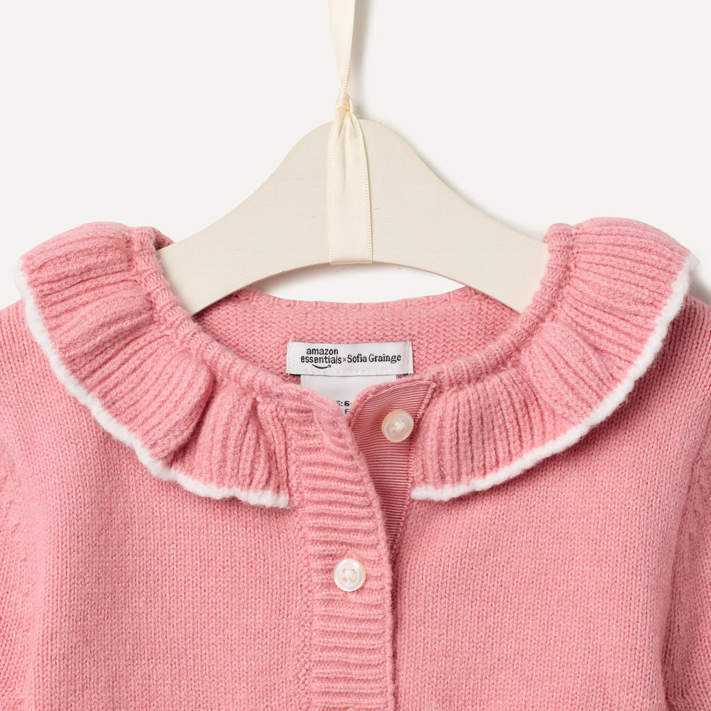 Amazon Essentials x Sofia Grainge Babies, Toddlers and Girls' Cardigan Sweater